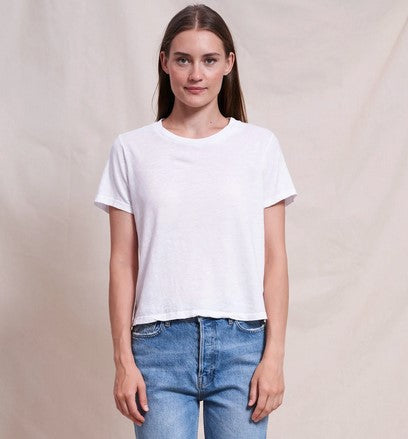 Sundry Crew Neck Tee - White