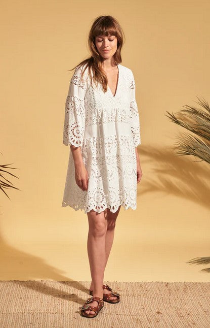 Valerie Khalfon Raspail Dress - White