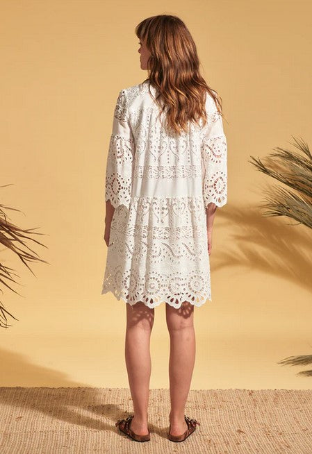 Valerie Khalfon Raspail Dress - White