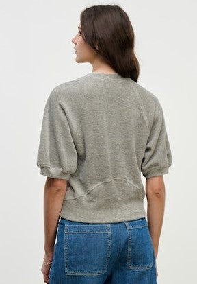 Velvet Avis Short Sleeve Sweatshirt - Heather