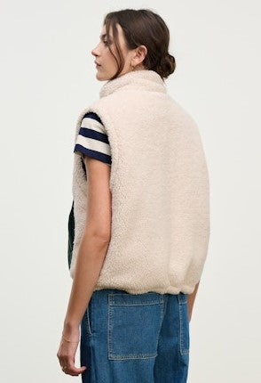 Velvet Reversible Sherpa Vest - Alpine