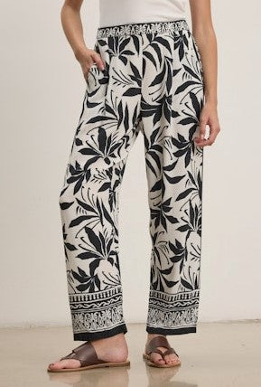 Velvet Claudia Pant - Black/White