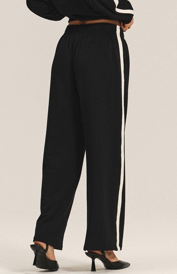 Velvet Gigi French Terry Pants - Black