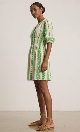 Velvet Lucy Dress - Lime