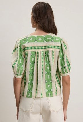 Velvet Marissa Top - Lime