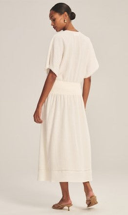 Velvet Mazie Skirt - Coconut