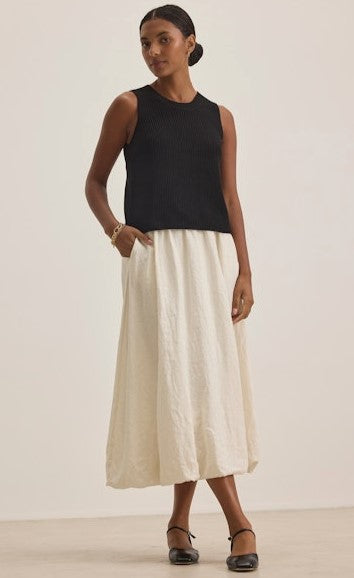 Velvet Rachelle Skirt - Cobble