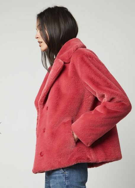 Velvet Raquel Coat - Rose