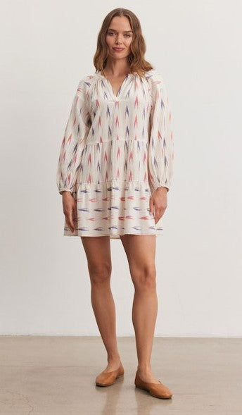 Velvet Romee Boho Dress - Cream
