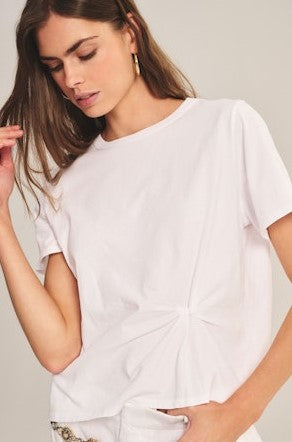 Velvet Rhou Tee - White