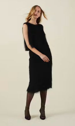 Velvet Shania Skirt - Black