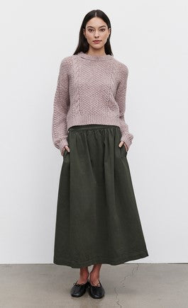 Velvet Sophia Skirt - Ivy