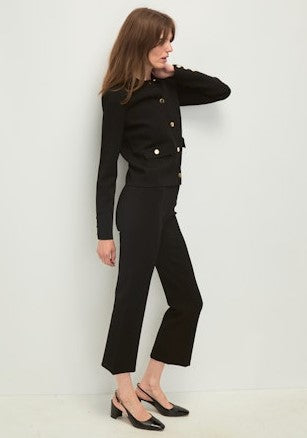 Veronica Beard Bray Knit Pants - Black