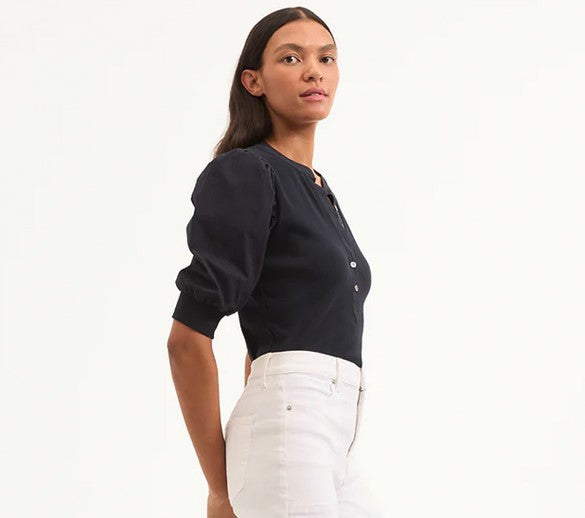 Veronica Beard Coralee Top - Navy