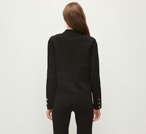 Veronica Beard Katia Knit Jacket - Black