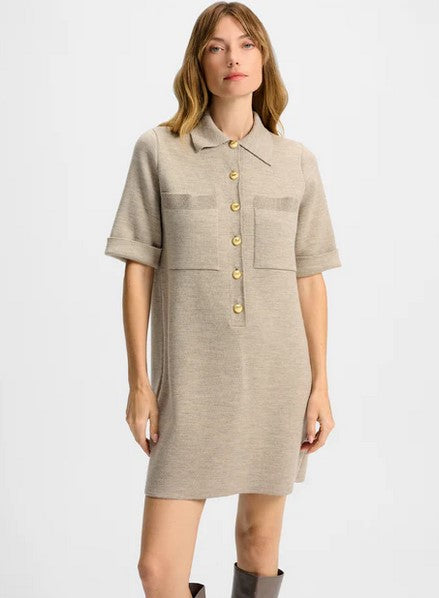 Veronica Beard Madden Dress - Oatmeal