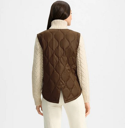 Veronica Beard Patra Mixed Media Jacket - Mocha