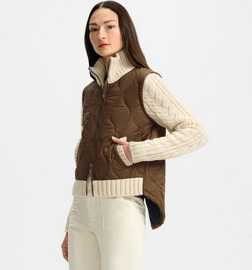 Veronica Beard Patra Mixed Media Jacket - Mocha