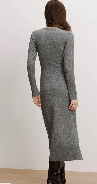 Veronica Beard Salomez Knit Dress - Heather Grey