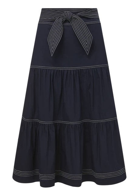 Veronica Beard Armida Skirt - Navy
