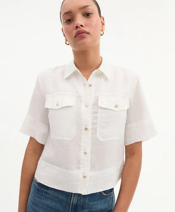Veronica Beard Spruce Top - Off White