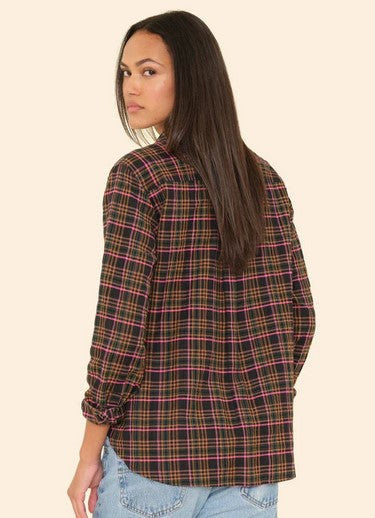 Xirena Scout Shirt - Espresso Plaid