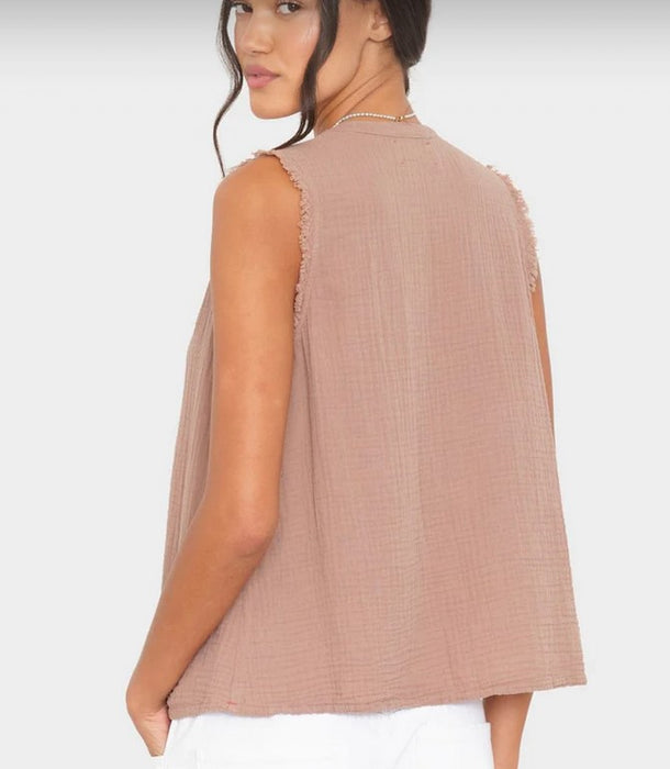 Xirena Portia Top - Ash Brown