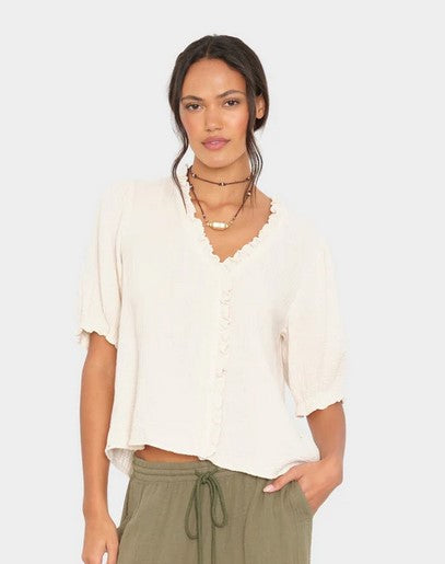 Xirena Jenna Shirt - Oysterette