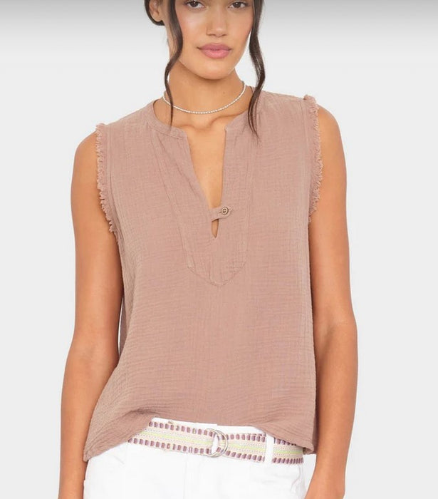 Xirena Portia Top - Ash Brown