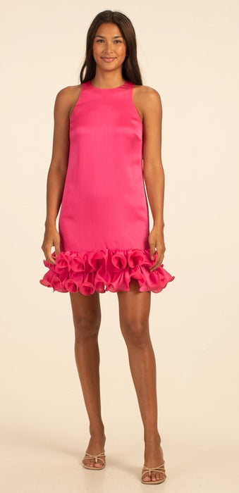 Trina Turk Feather Dress Pink